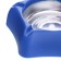 Ash for a house of stainless steel, for cigarettes and sticks, 13 x 13.3 cm, blue