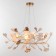 Luke "Leticia" 6xg9 White-gold 40x40x80cm Bayerlux