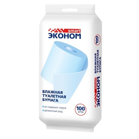 Wet toilet paper economy Smart, 100 pcs