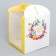 Box for cake, confectionery packaging, Easter, 15 x 15 x 18 cm