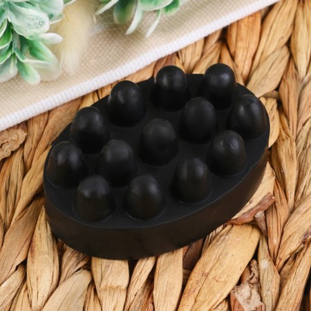 Massage soap with black clay for heels 80 g