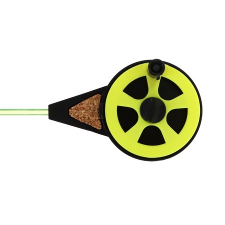 Winter fishing rod "balalaika" Us-3 whip polycarbonate, yellow color-2