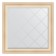 Mirror with engraving in the baguette frame, old gypsum 82 mm, 85x85 cm