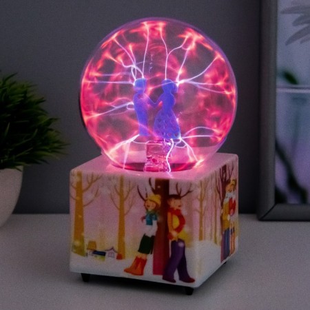Plasmic ball "couple" color 8.5x8.5x17 cm Risalux