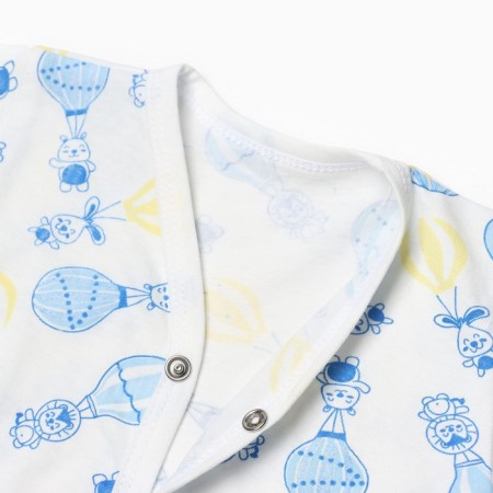 Body with a short sleeve "balloon", blue color, height 62 cm-1