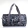 Sports bag with lightning, 2 outer pockets, long belt, gray color