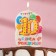 Candle for cake the number "Holiday" Yellow "10", 6.5 cm