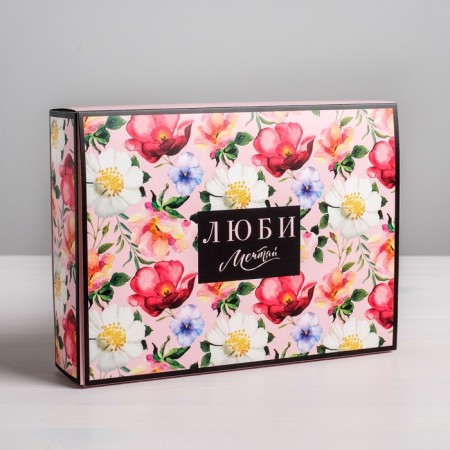 Confectionery box, packaging, “love”, 20 x 15 x 5 cm