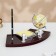 Set of a desktop 4V1 with a business card holder, 18x35 cm, red tree