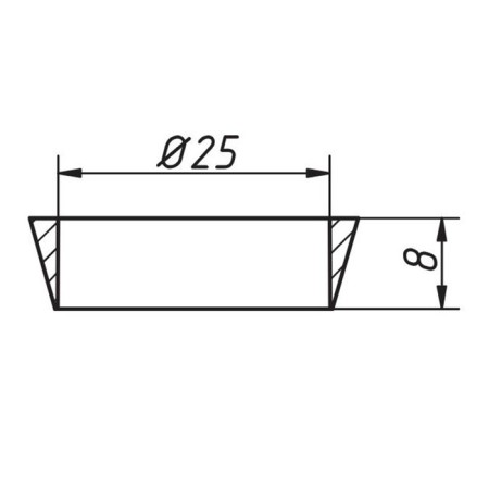 Laying ORIO P-2025, D = 25 mm, conical, PVC, 20 pcs-3
