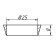 Laying ORIO P-2025, D = 25 mm, conical, PVC, 20 pcs