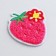 Thermal appliance "strawberries", 3.4 x 3.5 cm