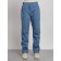 Warmed female trousers, size 48, blue color