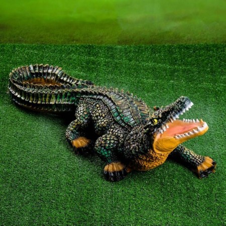 Garden figure "Crocodile" 83x28x32cm