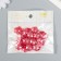 Beads for creativity plastic "Flower Pearl" set 40 pcs red 1.5x1.5 cm