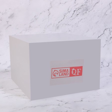Great organizer for storage, with a lid, glass, with a mirror -bottom, 1 section, 15 × 15 × 8.5 cm, the color is transparent/copper-13