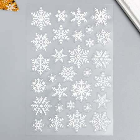 Decorative sticker Room Decor "Snowflake-Mini" 14x21 cm