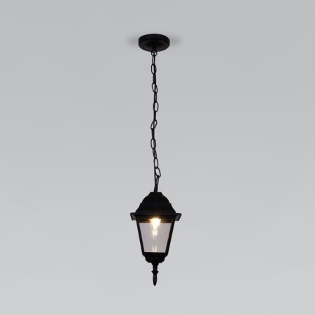 Street suspended lamp Elektrostandard, Fuga, 150x150x780 mm, E27, black color-1