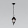 Street suspended lamp Elektrostandard, Fuga, 150x150x780 mm, E27, black color
