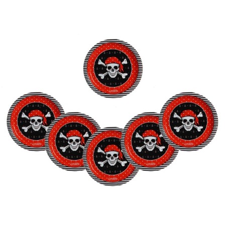 Disposable paper plate "Pirate" (18 cm)-2