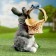 Garden figure "Bunny with a basket" 29x26x32cm