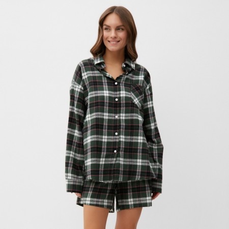 Female pajamas (shirt and shorts) Kaftan p. 48-50, green-3