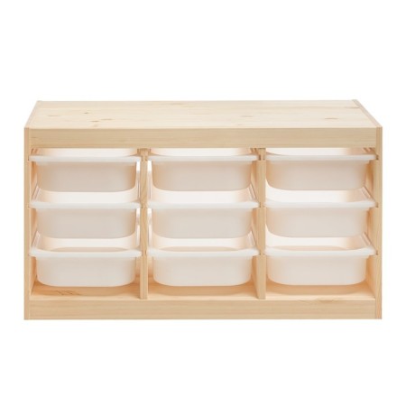 TROFAST-2 rack, with containers, a pine array-3