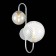 Sconces st. SL1124.101.02. Vinetto. 2x5 watts, G9, 4000k, 19.5x36 cm, chromium color