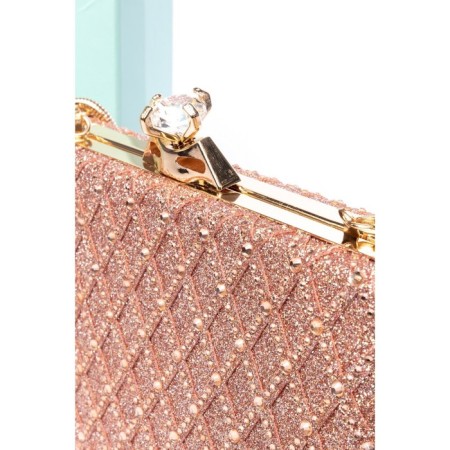 Female clutch, eco -leather, chrisbella pink, 19x5x12 cm-2