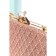 Female clutch, eco -leather, chrisbella pink, 19x5x12 cm