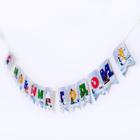 Girlyanda Paper "Happy New Year!", 250 cm-1