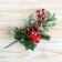 Decor "Winter Magic" bump leaves needles of berry 25 cm