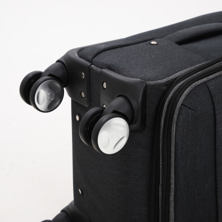 Small suitcase 20 "On the zipper Goran Tomp, with extension, code castle, color gray color-7