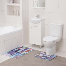 A set of mats for the bathroom and toilet Dilan 