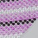 Sticker Plastic Ryza "Black-violet gradient" 30x10.5 cm