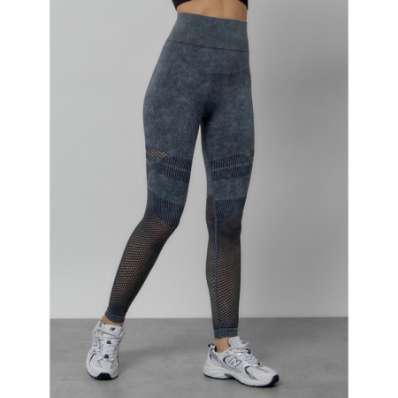Femic fitness legins, size 46, dark gray color-3