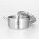 Hanna Knövell stainless steel pan with a lid, 3 l, d = 20 cm, h = 9.5 cm, wall thickness 0.6 mm, induction
