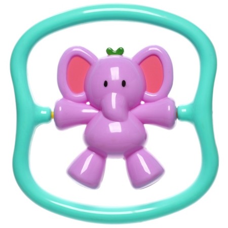 Rattle "elephant", size 14 cm, color mix-5