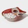 Glass Superior Superior “owl”, 45ml, 10 × 8 × 1.5 cm, red color