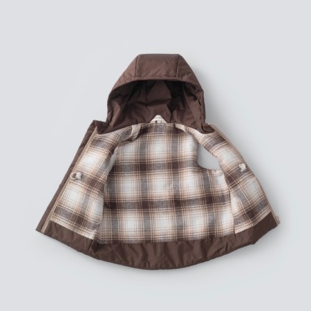 Beginning children's insulated kinderlitto "Country", height 86-92 cm, color chocolate-4