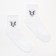 Women's socks "Bunny" minku white color, rr 36-37 (23 cm)