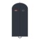 Hausmann volumetric clothing cover, with oval PVC and handles window, 60x140x10 cm, black