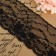 Capricon lace, 90 mm × 3 ± 0.5 m, black color