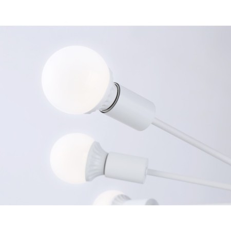 Lamp ceiling in the style of Ambrella Light, Loft, TR80408, 8HE27, white color-5