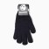 Female gloves, dark blue color, size 18