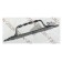 Handle-slop decor 1 RS80-S, black matte color