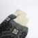 Male woolen socks “Snowflake in the ornament”, gray color, size 29