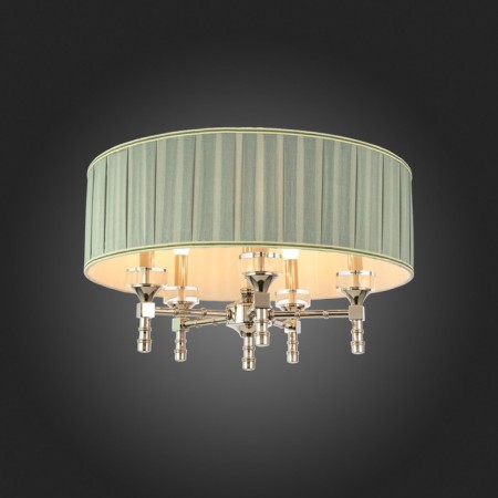Suspension lamp ST LUCE. SL1121.103.05. Oleo. 5x40 watts, E14, 58x58x44.5 cm, Nickel color-6