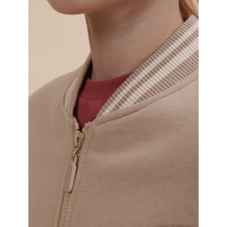Jacket for girls, height 128 cm, sandy color-7