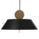 Lamp Bayerlux 2283/1 LED black and gold 38x38x21-121 cm